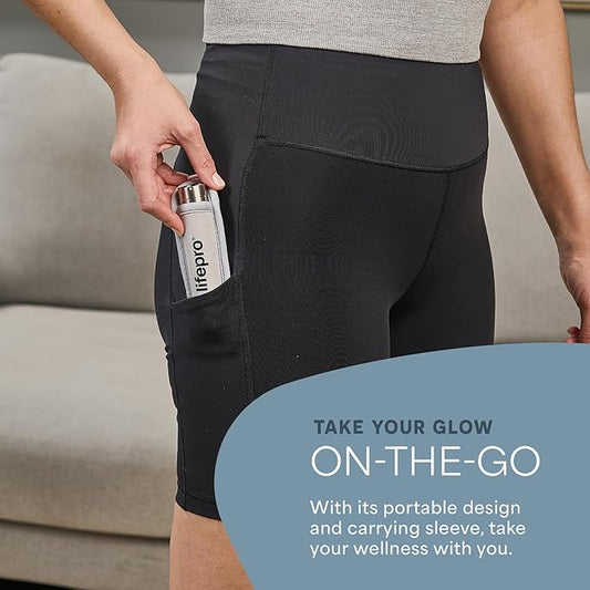 Lifepro Infrared & Red Light Therapy for Body Joints & Muscles Wellness Support, Portable Red Light Therapy Device, Near Infrared Light Therapy for Body & Face - Use 3 wavelengths