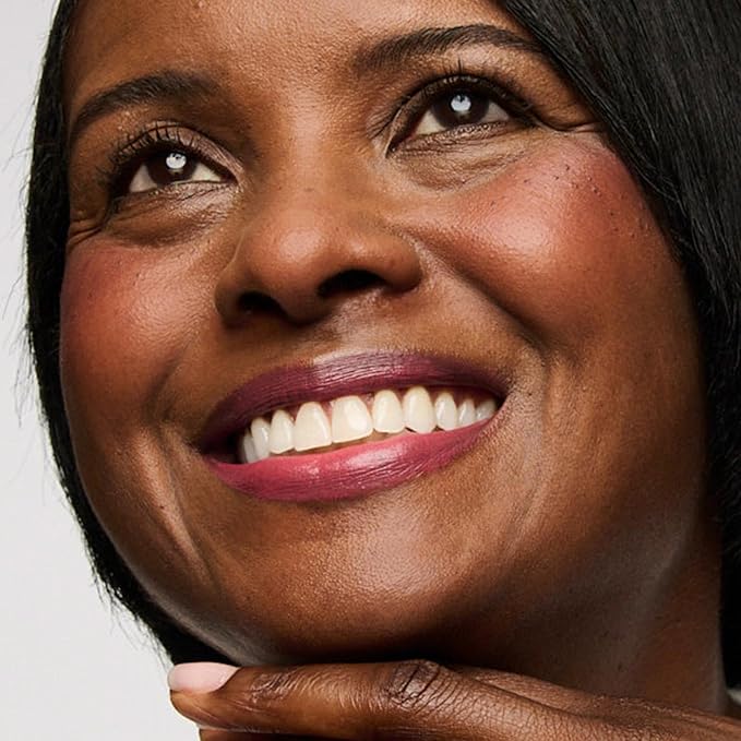 No Makeup Makeup Crème Classic Lipstick, Foolproof Sheer-to-Bold Formula Delivers Long-Lasting Hydration and Buildable Color, Lightweight Satin Finish, Made with Skin-Loving Ingredients, Plum 01