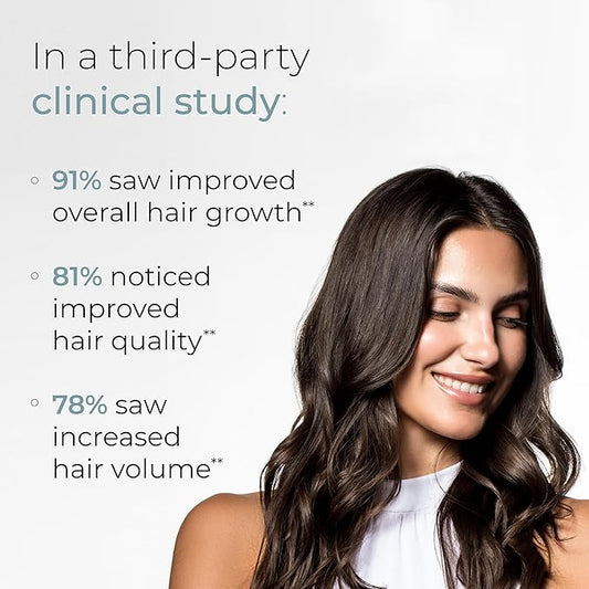 Hush & Hush DeeplyRooted Hair Supplement for Stronger, Healthier Hair - Collagen Hair Growth Pills for Men & Women - Biotin for Hair Loss - Hair Care for Thinning Hair & Hair Regrowth - 120 Capsules