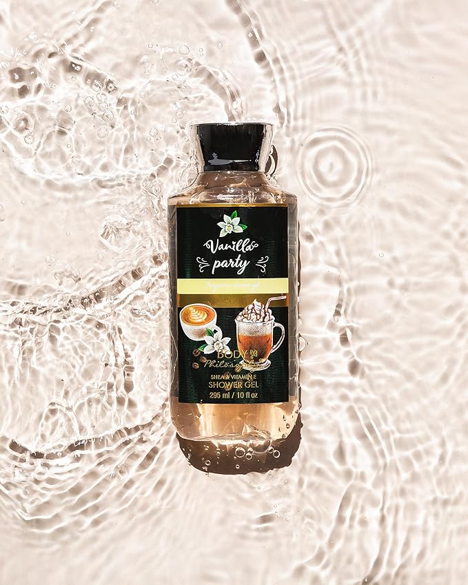 Vanilla Party Liquid Bath Soap – 10 fl oz – Hydrating, Gently Scented Body Wash for Soft, Glowing Skin