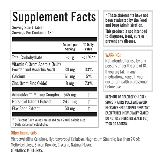 Viviscal Men's Hair Growth Supplements for Thicker Fuller Hair, Clinically Proven Collagen Complex, 180 Tablets 3 Month Supply