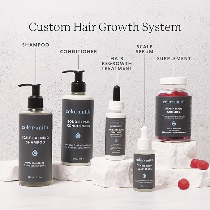 Soothing Scalp Serum, Biotin and Copper Tripeptide Formula, Antioxidant-Rich, 1 fl oz