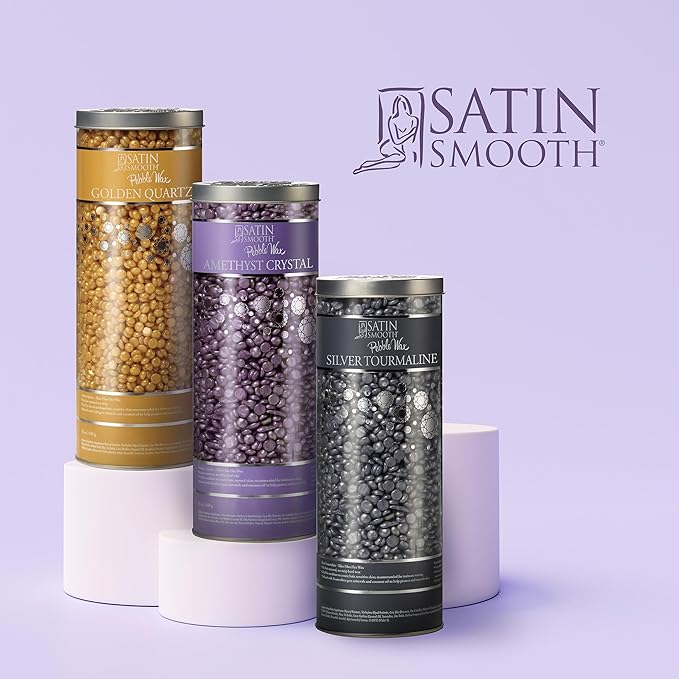 Satin Smooth Silver Tourmaline Thin Film Flex Pebbles Wax™ 23oz