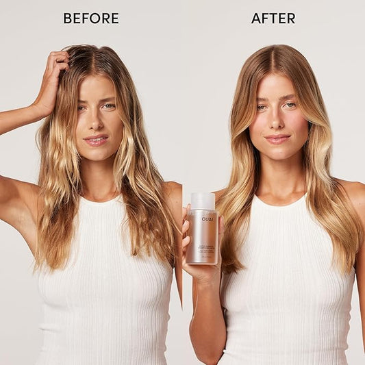 OUAI Detox Shampoo Travel Size - Clarifying Shampoo for Build Up, Dirt, Oil, Product and Hard Water - Apple Cider Vinegar & Keratin for Clean, Refreshed Hair - Sulfate-Free Hair Care (3 oz)