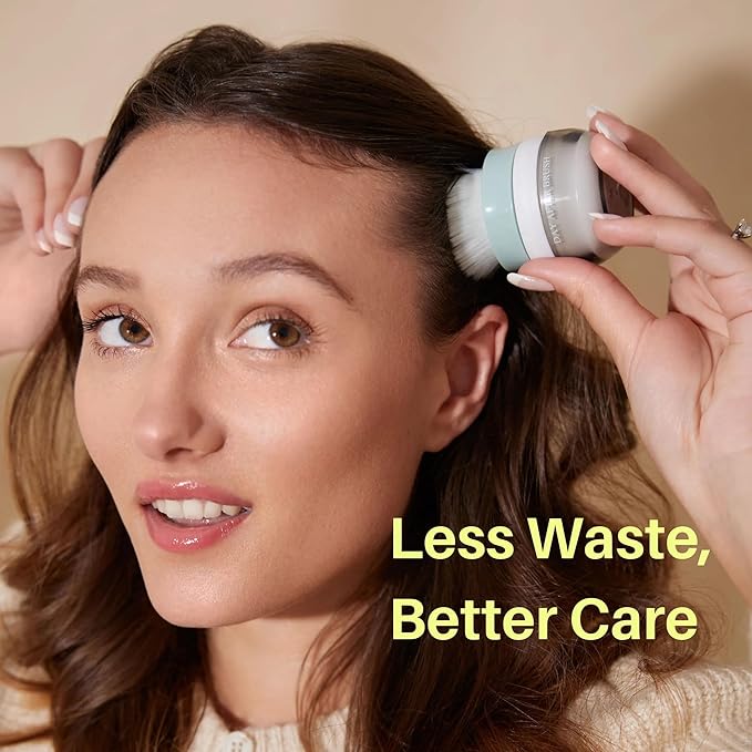 m'chel Day After Brush Dry Shampoo with Patented Applicator, Deodorizes and Removes Oil (Original Fragrance)