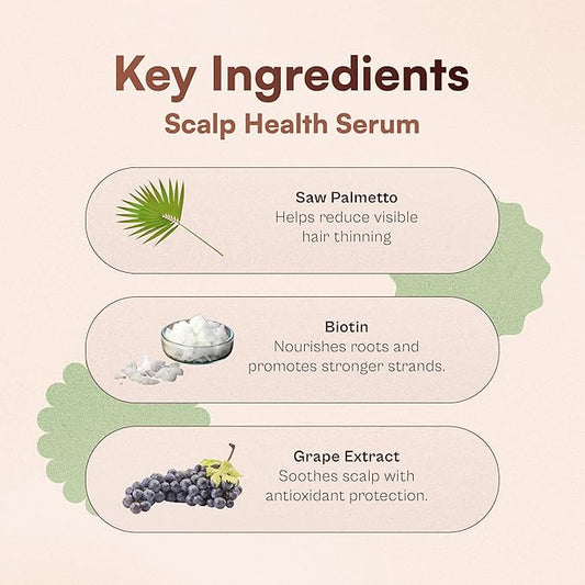 Nunzio Saviano Scalp Health Serum – Supports Hair Growth, Reduces Thinning & Strengthens Roots – With Saw Palmetto, Biotin & Probiotics for Hair – Made in Italy – 3.38 oz