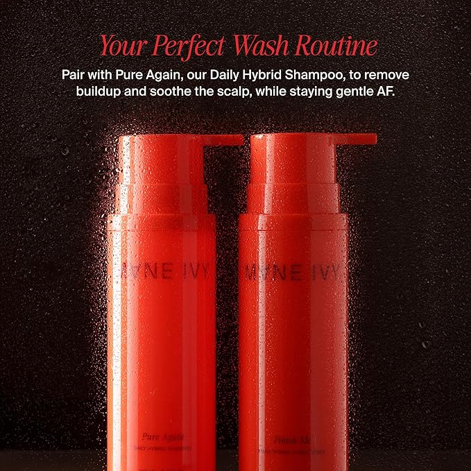 Finish Me Lightweight Slip Conditioner - Sulfate-Free Moisture & Detangler - Hibiscus & Passionfruit Oil Blend - Lightweight Formula for All Hair Types