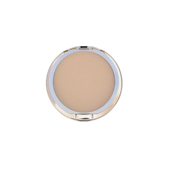 Emani Flawless Matte Powder Foundation – Mineral Compact Makeup for Sensitive Skin, Buildable Coverage, Shine Control, Long-Lasting Finish Up for Sensitive Skin and Oil Control, Warm Beige