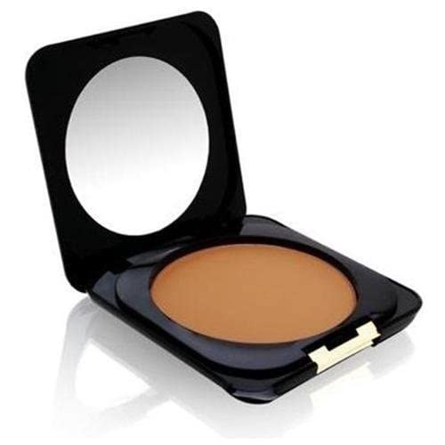 Luxury Oil Blotting Pressed Powder by Flori Roberts, Long Lasting Oil and Shine Control, Flawless Complexion for Women of Color or Deeper Skin Tones