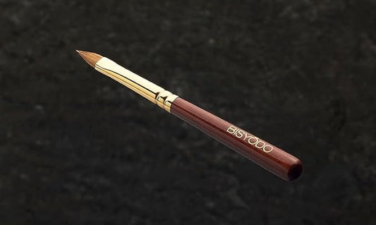 BISYODO Short Series Lip Brush - Round Flat Type