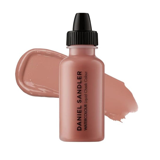 Daniel Sandler Watercolor Liquid Blush — Buildable, Blendable & Long-Lasting Liquid Blush for Cheeks, Lips, & Eyes — Lightweight & Water Resistant — For All Skin Types — Caress