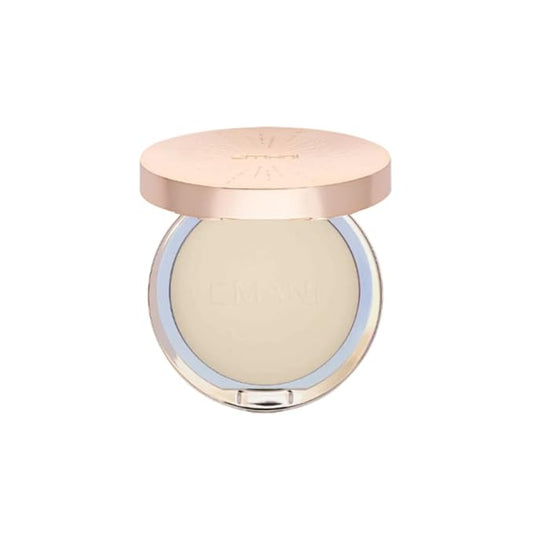 Emani Flawless Matte Powder Foundation Makeup for Sensitive Skin, Natural Mineral Foundation Compact with Buildable Coverage, Oil Control, Talc Free, Cruelty-Free & Vegan, Nude Beige