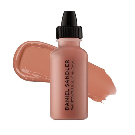 Daniel Sandler Watercolor Liquid Blush — Buildable, Blendable & Long-Lasting Liquid Blush for Cheeks, Lips, & Eyes — Lightweight & Water Resistant — For All Skin Types — Chelsea