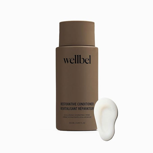 Restorative Conditioner – Lightweight Hydrating Conditioner with Hyaluronic Acid & Peptides – Frizz Control for All Hair Types – Sulfate-Free, Color-Safe (8.45 oz)