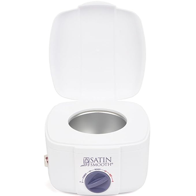 Satin Smooth Professional Single Wax Warmer for Hair Removal – SSW12C, Compact Wax Heater with Adjustable Temperature Control, Ideal for All Waxing Types