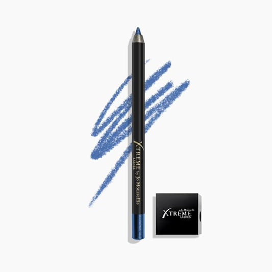 Xtreme Lashes GlideLiner Long Lasting Eye Pencil with Sharpener, Sapphire, 0.04 Oz, Waterproof Makeup, Gel Formula, Blendable, Smudge, Fade, & Sweat Proof