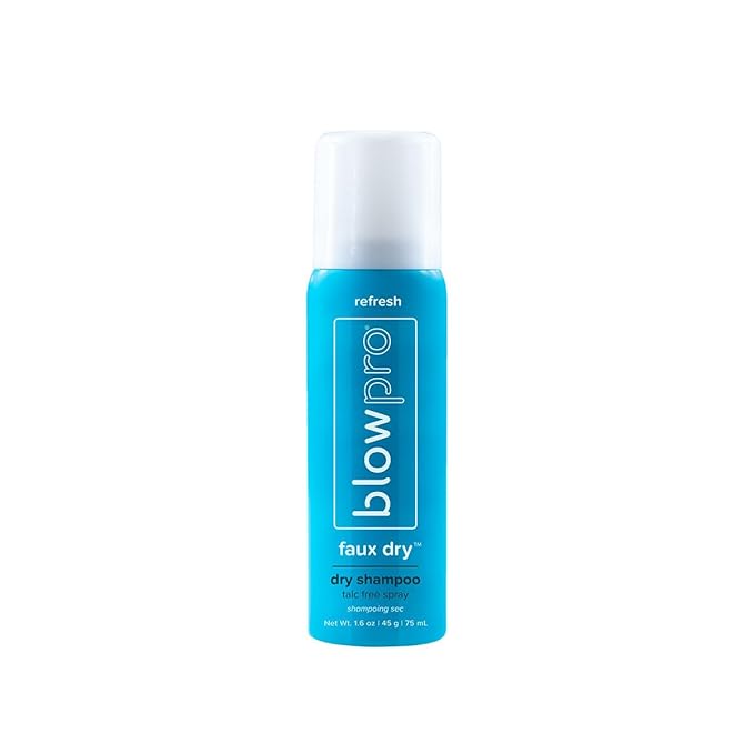blowpro Faux Dry Spray Shampoo 1.6oz, Removes Excess Oils & buildup w/o Water, Re-Energizes Blowdry style, Adds Volume to Hair Root, Shine, Resiliency & Strength, Safe for All Hair Types Travel Size