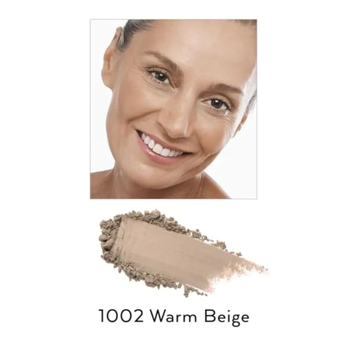 Emani Flawless Matte Powder Foundation – Mineral Compact Makeup for Sensitive Skin, Buildable Coverage, Shine Control, Long-Lasting Finish Up for Sensitive Skin and Oil Control, Warm Beige