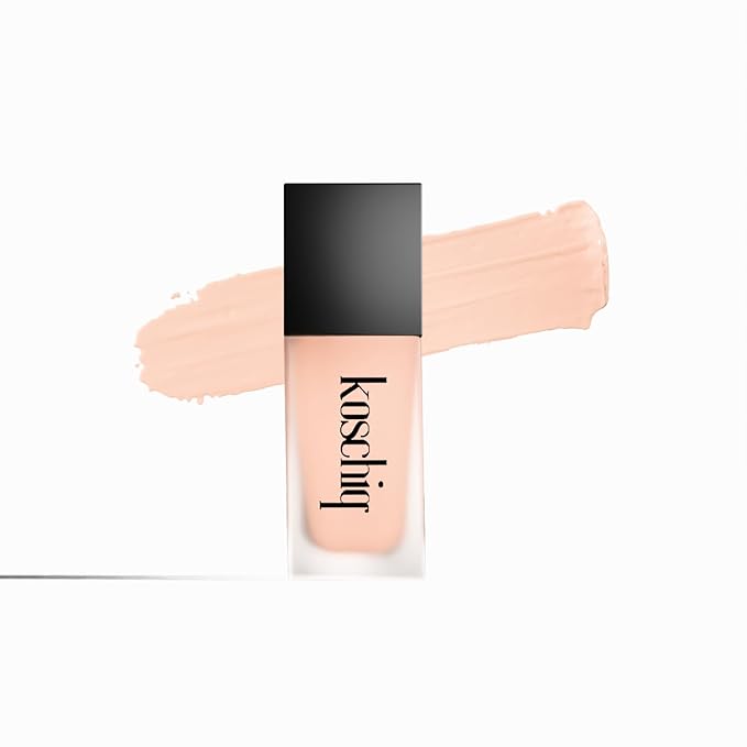 Soft Matte Finish Face And Body Foundation For all skin types, 24HRS Long Wear Lightweight Medium-Full Coverage Foundation, Oilfree - Shine Control- 1.183FL/OZ K-20