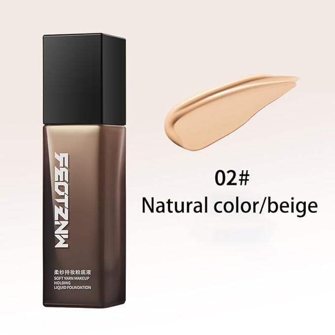 Feotznw Flawless Finish Foundation - Medium Coverage, Lightweight, Semi-Matte Finish for Uneven Skin Tone, Vegan & Cruelty-Free, 1.014 fl oz (Beige)