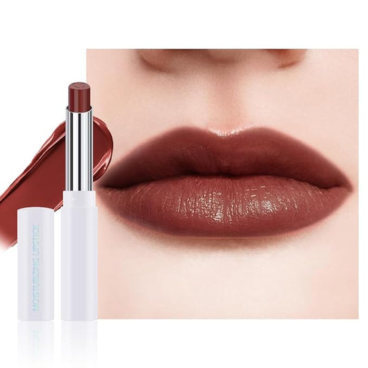 Rich Chocolate Brown Tinted Lip Balm, Hydrating Sheer Soft Matte Finish Lipstick for Women, Creamy Natural Color Lip Tint Balm Lightweight And Non-greasy Long Lasting Waterproof for Dry Lips 05#