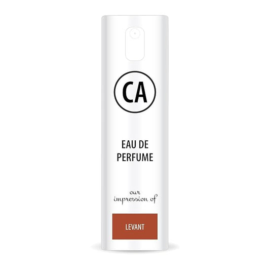 CA Perfume Impression of Levant Unisex Eau De Parfum Floral Woody Musk Scent Long Lasting Unisex Fragrance Travel Size TSA Ready for Day and Night Wear 0.33 Fl Oz 10ml