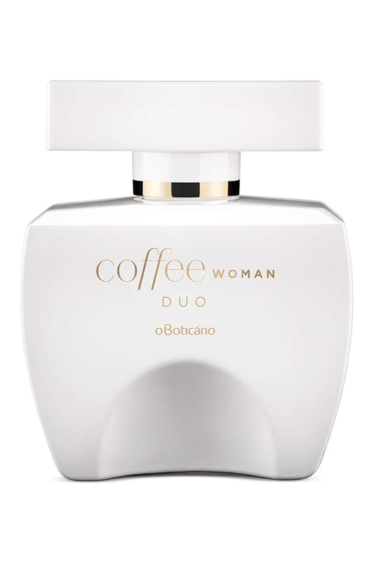 O BOTICARIO Coffee Duo Woman Eau de Toilette, Long-Lasting, Woody, Coffee Fragrance Perfume for Women, 3.4 Ounce