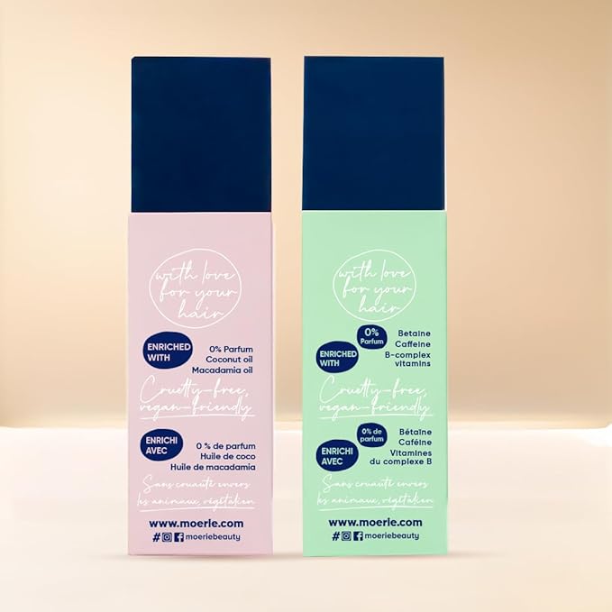 Moerie Ultimate Mineral Shampoo and Conditioner Set - Vegan Friendly, Paraben Free, Hair Growth Products for Longer, Thicker, Fuller Hair - Includes Hair Mask