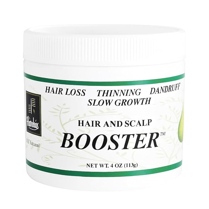 Hairobics Hair & Scalp Booster – Natural Hair Growth Product for Thinning Hair, Dry Scalp & Edges | Strengthens Roots, Promotes Growth & Nourishes Scalp | 4 oz