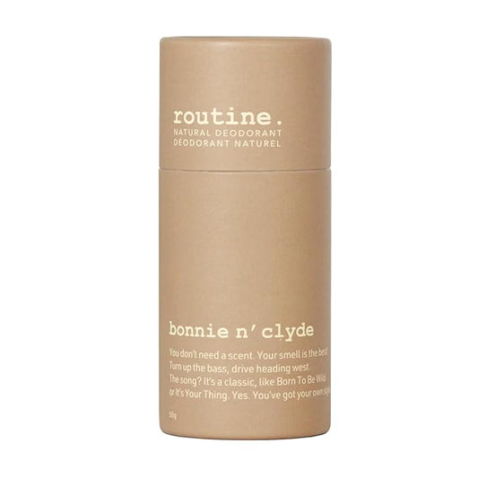 Routine Natural Deodorant Bonnie n' Clyde Deo Stick | 1.7 Fluid Oz. Aluminum Free for Women & Men | Stick Formula