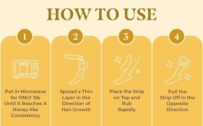 MOOM - Glaze Waxing Kit with Lavender, 6 oz Jar Sugar Wax Kit with 18 Reusable Fabric Strips, Alternative to Wax Strips & Laser Hair Removal for Women/Men, For Whole Body, Bikini & Face