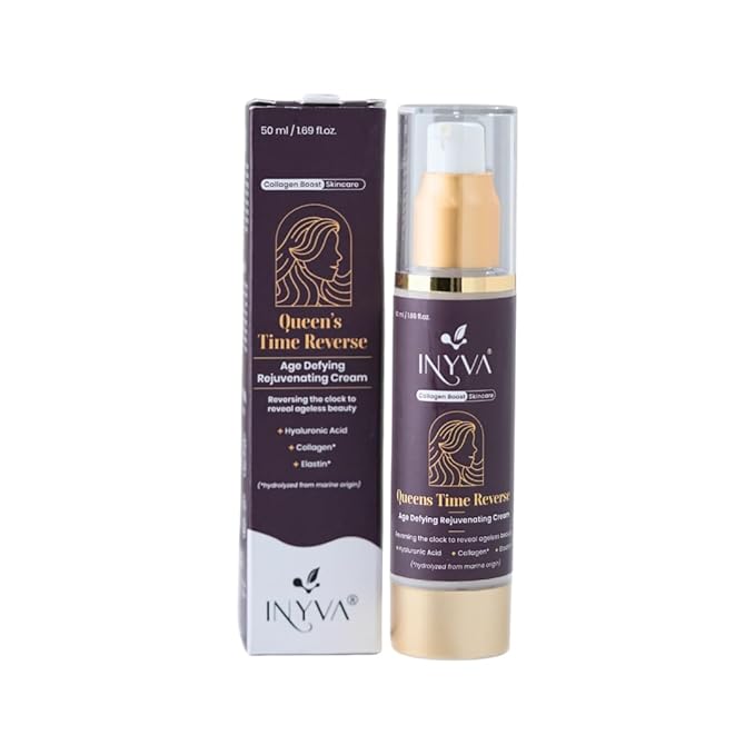 Skincare Time Reverse Anti Aging Cream With Hyaluronic Acid, Collagen, Elastin & Vitamin E Skin Firming, Hydrating, Wrinkle Reduction & Skin Rejuvenation - 1.7 Oz