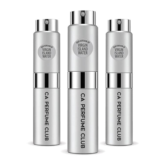 CA Perfume Impression of Virgin Island Water for Women and Men Citrus Scent Long Lasting Unisex Fragrance Eau De Parfum Travel Size Refillable Atomizer Spray 0.27 Fl Oz 8ml