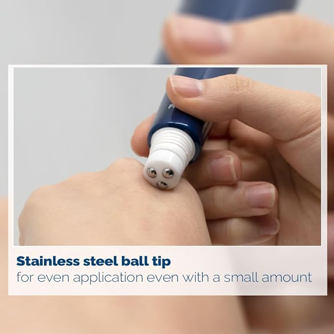 Roll on Eye Cream with Hydrolyzed Collagen and Stainless Steel ball Tip- Under Eye Roller Cream for Elasticity Wrinkles Puffiness Fine Lines-Korean eye cream 30ml/1.01fl.oz.(Collagen)