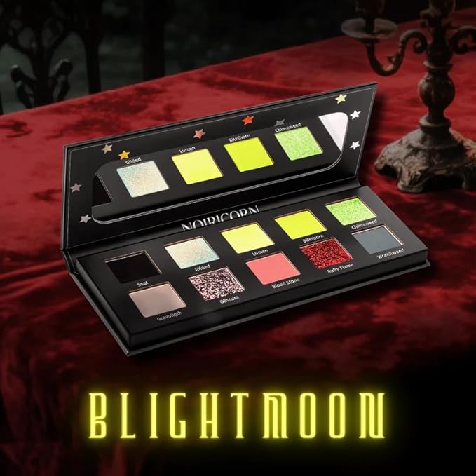 Gothic Eyeshadow Palette: 10 Vibrant Shades for Dark, Dramatic Looks