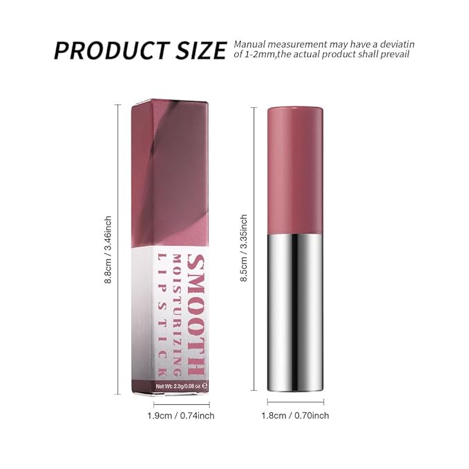 Dusty Rose Mauve Matte Lipstick Crayon – Waterproof Long Lasting Lip Liner Pencil, High Pigment Creamy Velvet Lipstick, Non-Drying Lip Color for Women, 02#