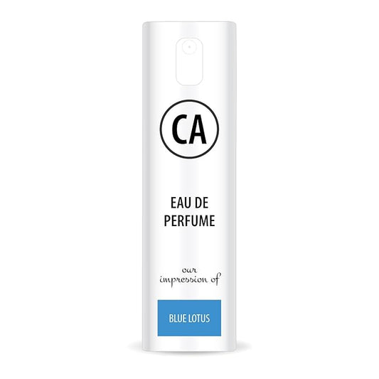 CA Perfume Originals Blue Lotus Unisex Eau De Parfum Musk Scent Long Lasting Unisex Fragrance Travel Size TSA Ready for Day and Night Wear 0.33 Fl Oz 10ml