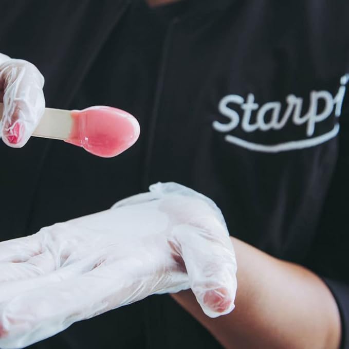 Starpil Wax 2268g / 5 lb Pink Hard Wax Beads for Painless Hair Removal, Stripless Wax Beads, Polymer Blend Low Temperature Wax for Face, Bikini, Brazilian, Legs, Underarm, Back and Chest.
