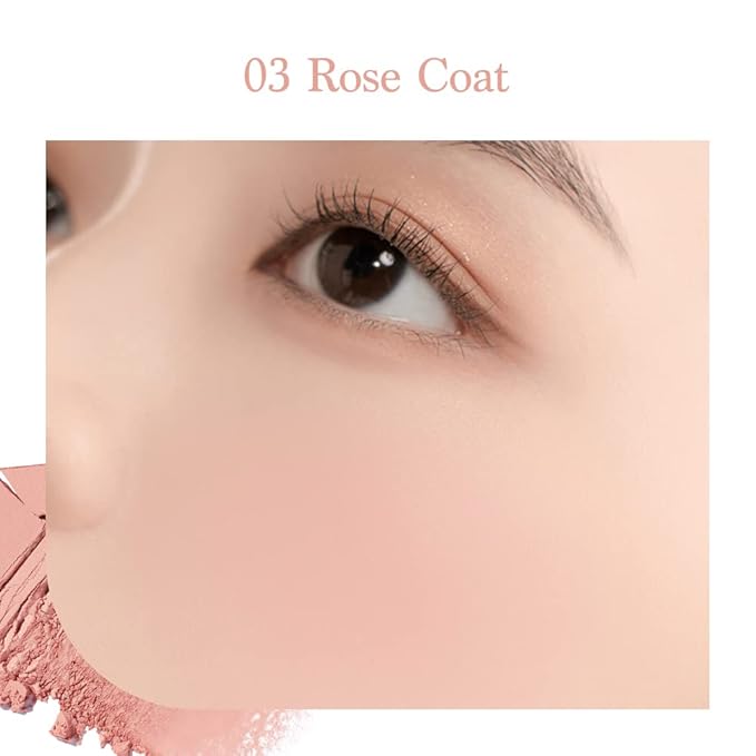 Dasique Blending Mood Cheek #04 Beige Knit l Vegan, Cruelty-Free l 4 Blendable Shades in Lightweight, Long-lasting, Smooth Powder