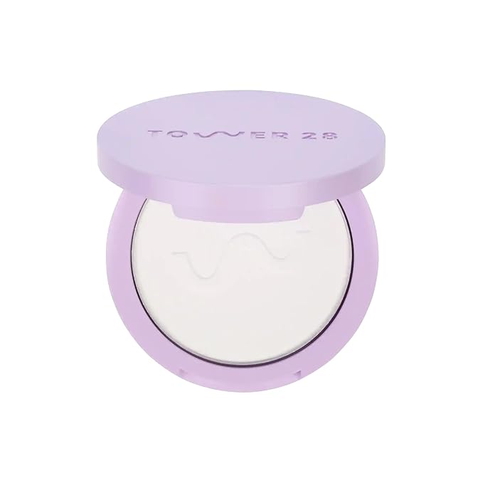 Tower 28 GetSet™ Talc-Free Setting Powder – Blurring, Soft Matte, Sweat-Proof & Transfer-Proof – Hydrating, Sensitive Skin Safe, Vegan & Cruelty-Free – Translucent Trestles