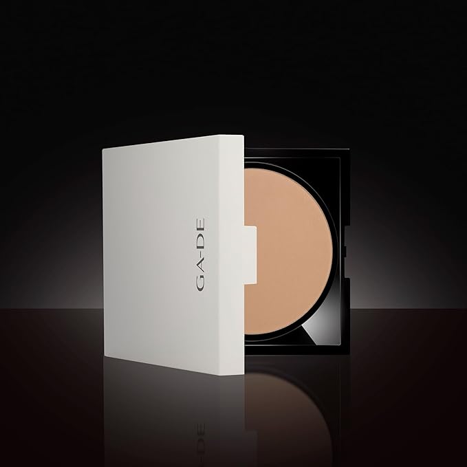 GA-DE Longevity Second Skin Pressed Powder - Face Makeup - Blurs Imperfections and Smooths Fine Lines - 508 Deep - 0.39 oz Foundation Powder