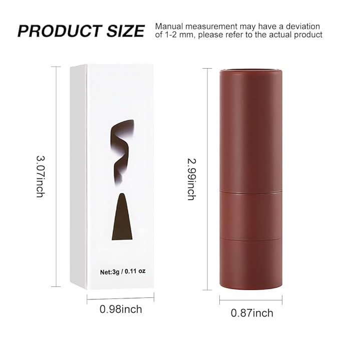 AMY'S DIARY Matte Crayon Lip Liner Lipstick Makeup, Precision Tip Matte Lip Crayon, Longwear Up To 24Hrs,Matt Lip Liner Make Up Smudge-Proof Lip Contour Waterproof for Women (Caramel Brulee, Regular)