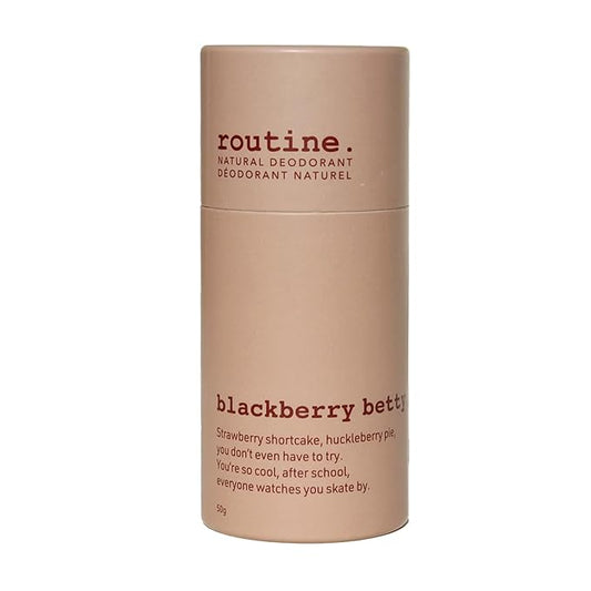 Routine. Natural Deodorant Blackberry Betty Deo Stick | 1.7 Fluid Oz. Aluminum Free Natural Deodorant For Women & Men | (Stick Formula)