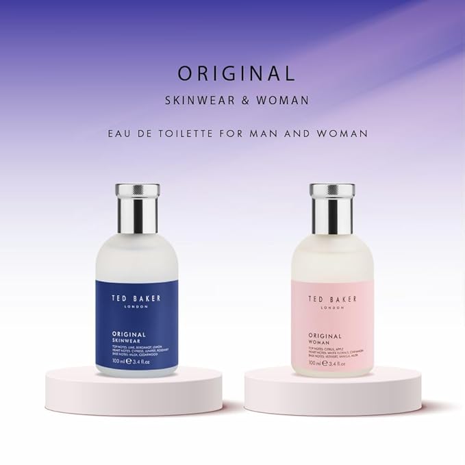 Ted Baker Woman Pink EDT, Floral Green Feminine Fragrance, Opening Notes are Fresh Peach, Bergamont and Tangerine with Warm Musk, Vanilla and Vetiver Base Notes, 3.38 fl oz