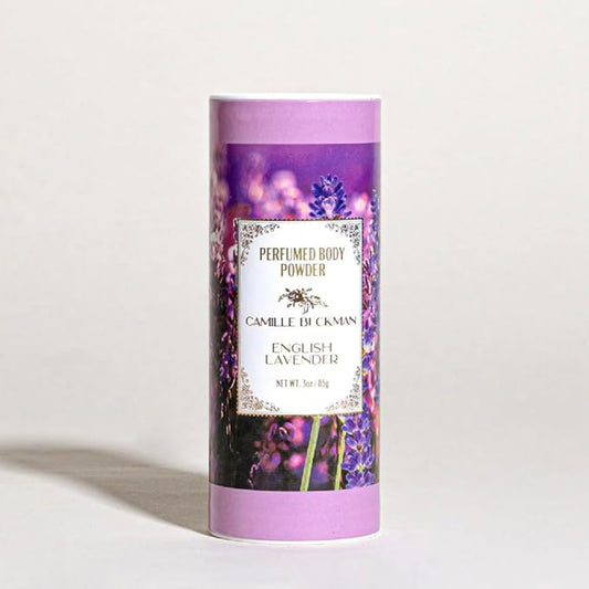 English Lavender Scented Talc-Free Body Powder, Perfumed Body Powder, Camille Beckman, 3 Ounce