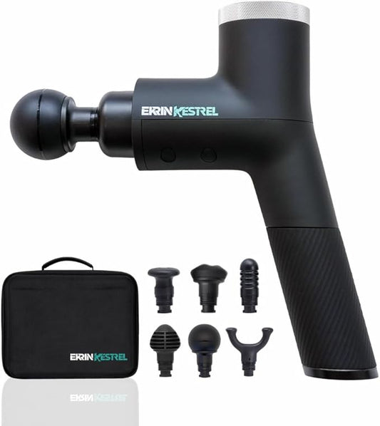 Ekrin Athletics Kestrel Massage Gun: Enhanced Precision & Comfort for Superior Muscle Recovery & Wellness | Relieve Sore Muscles and Stiffness