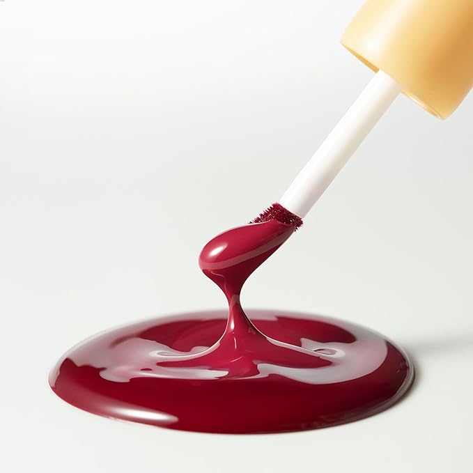 Laka Fruity Glam Lip Tint Mini, 1.9g/0.07oz, Glowing Lip Stain with Wide Color Spectrum, Hydrating & Lightweight Texture, Long-Lasting Bold Stain, Non-Sticky, Vegan, K-Beauty (#144 Pistachio)