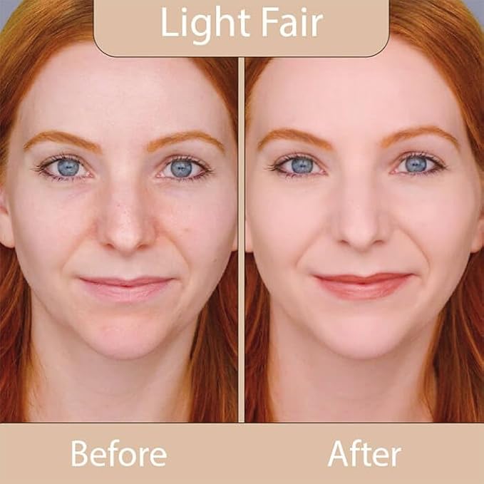 LUMINESS Silk Airbrush Spray Foundation 2-PC Kit - Foundation & Dual-Sided Angled Makeup Brush - Buildable Coverage, Anti-Aging Formula, Humidity Resistant, Hydrates & Moisturizes, Light Fair