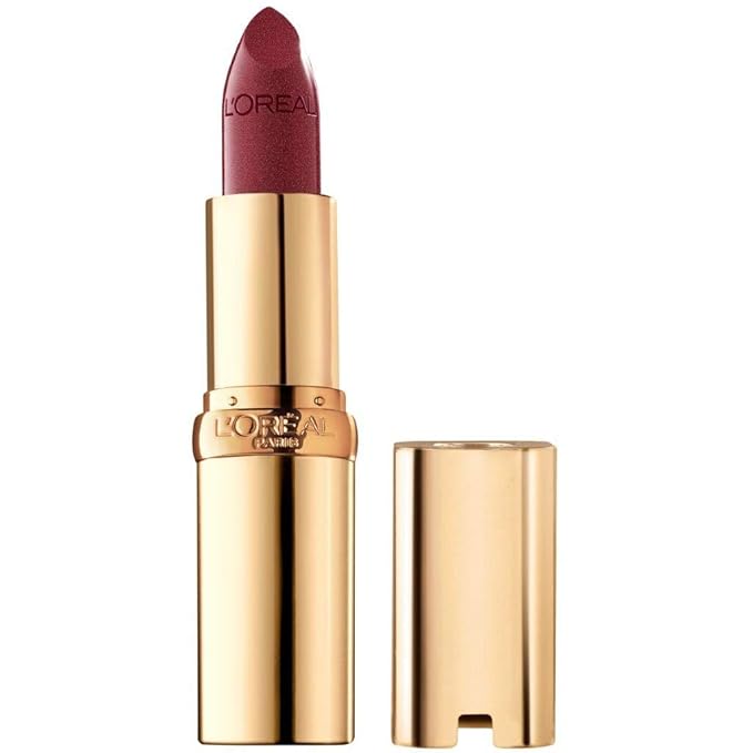 L'Oreal Paris Colour Riche Original Creamy, Hydrating Satin Lipstick with Argan Oil and Vitamin E, Golden Grape , 1 Count