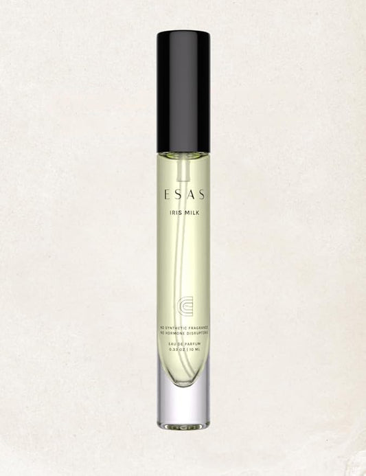 Esas NYC Iris Milk– Organic Perfume Mist – VELVETY | FLORAL | CREAMY- 0.33 oz Fragrance EDP